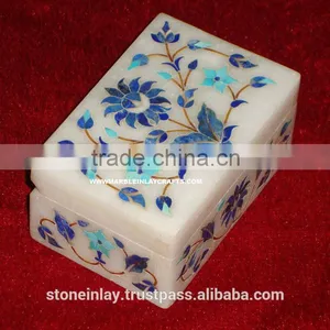 Rectangular Marble Inlay Boxes thumbnail-1