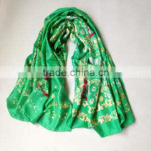 Silk Square Scarf Fashionabled 100% Silk Scarf Silk Square Scarf thumbnail-1