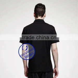 Custom Bulk Wholesale Black Polo Shirt for Men thumbnail-5