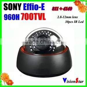 CCTV Camera Housing 700TVL Sony Effio Camera 2.8-12mmLens Support OSD Menu Video Security Camera thumbnail-1
