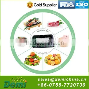 Newest Material Food Grade Multiples Size Absorbent Meat Pads thumbnail-4