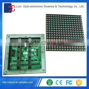 High Resolution Electronic Video Square Full Color Rgb P10 Outdoor Led Module thumbnail-2