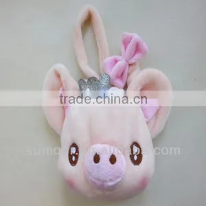 Cute Plush Pig HandBag, Plush Pig Purse For Kids thumbnail-1