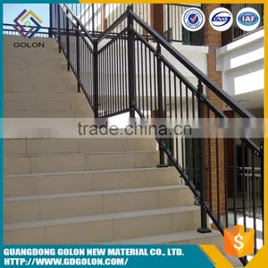 Decorative Indoor Fencing Wrought Iron Stair Handrail Wrought Iron Staircase thumbnail-1