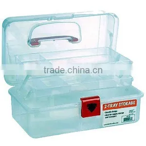 2016 New Design Two Tray PP Storage Box Artist Essential Storage Toll Box thumbnail-1