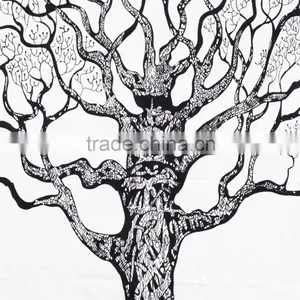 Tree Of Life Tapestry Mandala Wall Hanging,Hippy Wall Decor 01 thumbnail-2