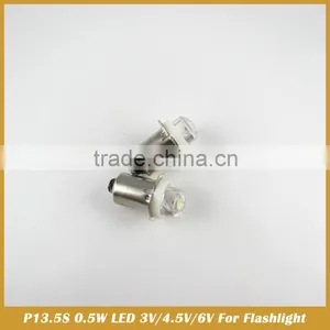 P13.5S 0.5W Dimming LED Replacement Bulb for Torch Flashlight thumbnail-1