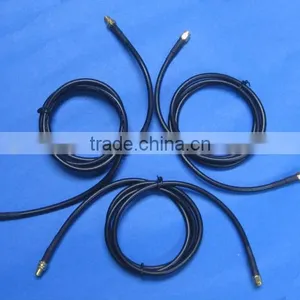 Free Sample 75 Ohm Cable Pigtail Cable SMA to F Female , Coaxial Pigtail Cable With F RF Connector thumbnail-1