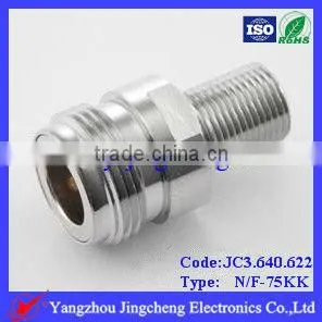 75ohm N Female to F Female Adapter Connector thumbnail-1