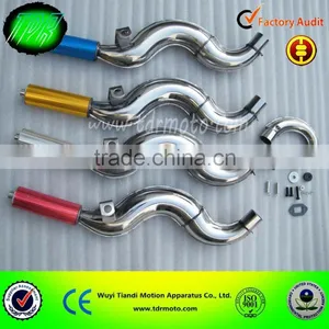 Mini Bike Exhaust Pipe Mini Bike Spare Parts 2 Stoke Pit Bike Parts thumbnail-1