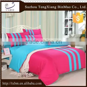 Pure Cotton Twill Printing Bedding Set, Stitching Color thumbnail-1