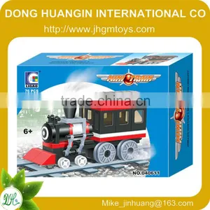 Wange Train Seris Children Intelligent Plastic Color Building Block Toys thumbnail-1