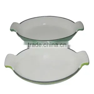 Cast Iron Dish Pan 3pcs thumbnail-1