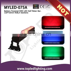 120*10mm 4 Sections Battery Powered RGB Wireless Decorative Lighting Bar thumbnail-6