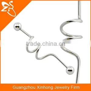 Fake Industrial Piercing Jewelry Industrial Arrow Earrings thumbnail-5