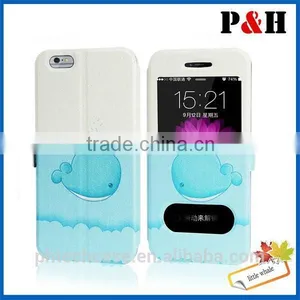 For IPhone 6 Leather Case, TOP Quality Printed Color PU Wallet Leather With Card Slot For IPhone 6 Case thumbnail-6