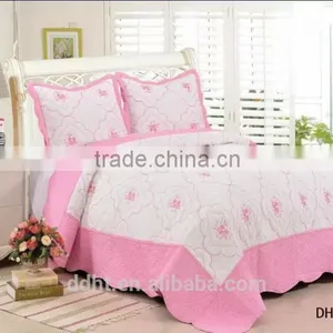 DH8809 Embroidery Quilts / Embroidery Bedspreads / Bedding Sets thumbnail-1
