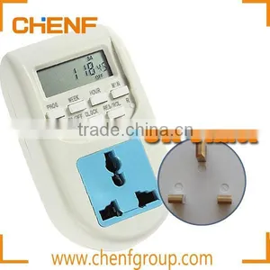 Cheaper 220V/10A UK Plug 7 Days Weekly Programmable Mechanical Timer Socket Outlet Switch thumbnail-1