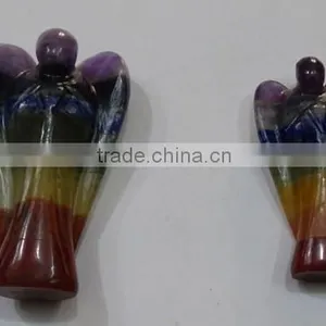 Bonded Chakra Gemstone Angel : Wholesale Gemstone thumbnail-1
