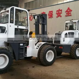 Heavy Construction Equipment New Terrian Forklift 6000 With Hydraulic Transmission thumbnail-5