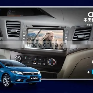 Android DOUBLE DIN Car DVD Radio Stereo Audio Online Gps PC for HONDA CIVIC 2012 With Wifi,bluetooth,16g Inand IGO MAP thumbnail-3
