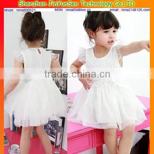 Fashion Cotton Children Party Dress for 10 Years Girls thumbnail-1
