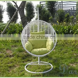 Stylish Patio Resin Wicker Swing Hanging Chair thumbnail-1