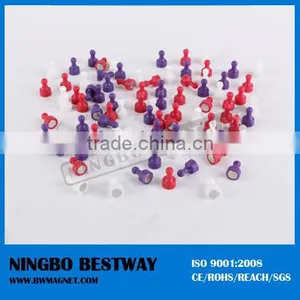 Colorful Plastic Covered Office Pin Magnet thumbnail-3