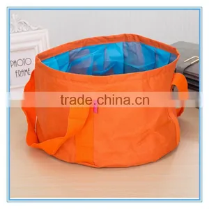 Lightweight Portable Outdoor Folding Wash Basin Water Bag Wash Bucket thumbnail-3