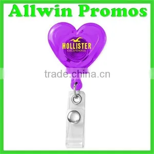 Eco-friendly Heart Shaped Badge Reel thumbnail-6
