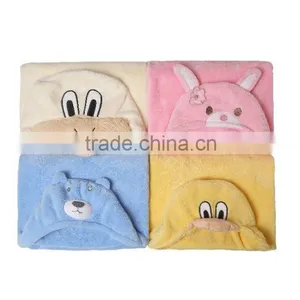 Children's Cartoon Baby Blanket Kids Bathing Wrap Robe thumbnail-2