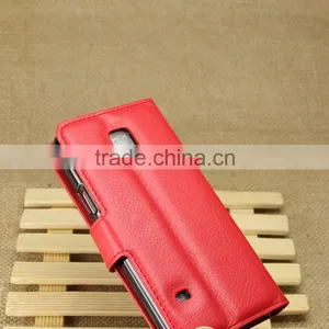 Wholesale Folio Stand Case for Samsung Galaxy S5 Mini PU Leather Flip Cover With Wallet thumbnail-4