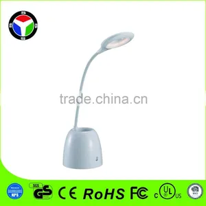 Portable Touch Sensor Multifuction Kid Eye-Protection Rechargeable Led Desk Lamp With Pen Container or Money Box thumbnail-1