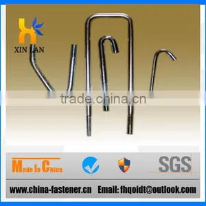 4.8 Grade Round/square Zinc Plated u Bolt thumbnail-2