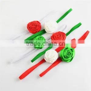High Quality Artificial Christmas Flower Head Wraps, Small Flower Headband thumbnail-1