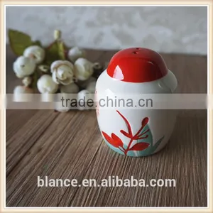 Ceramic Hand Painted Spice & Pepper Shakers in Bottle With Sift Cap Design thumbnail-5