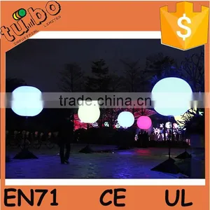 1m Inflatable Lighting Halogen Balloon With Tripod for Decoration thumbnail-2