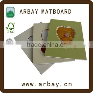 Promotional Gifts Heart Shapes Paper Photo Frame Mat Board Blanks thumbnail-6