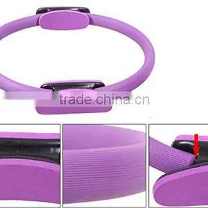 14.5"Pilates Ring Dual Grip Resistance Full Body Toning Ring Circle Strength thumbnail-4