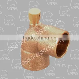 260-16 Female Coupler Brass Fitting (BRASS FEMALE SWEAT ELBOW 90(C X C) COPPER.) thumbnail-1