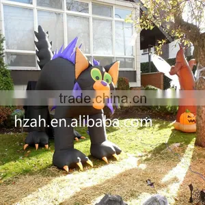 Giant Halloween Crazy Black Cat for Yard Decoration thumbnail-1