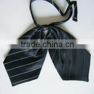 Black Hand Made Bow Tie Polyester thumbnail-1