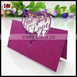 Customized Design Laser Cut Paper Place Cards for Wedding Wholesale thumbnail-1