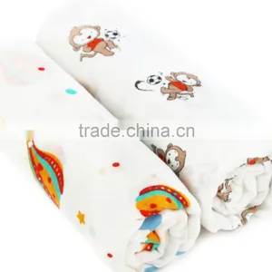 Customized Pattern Baby Muslin Bath Towel Muslin Swaddle thumbnail-2