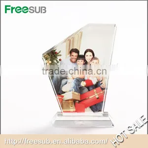 L120*H190*W40mm Triange Screen Blank 3d Sublimation Crystal Photo Gifts thumbnail-1