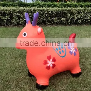 Factory Price Inflatable Animal Jumping Deer ,High Quality and Funny PVC Inflatable Jumping Deer for Sale thumbnail-2