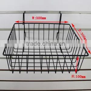 Metal Wire Supermarket Baskets in Bulk thumbnail-3