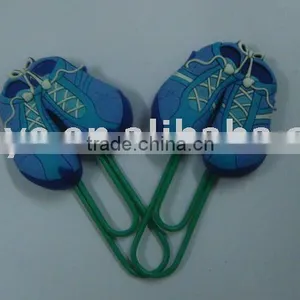Soft Pvc Bookmark With Shoes thumbnail-1