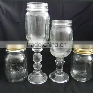 Hot Sale Clear 1L Glass Bottle With Metal Lid thumbnail-3