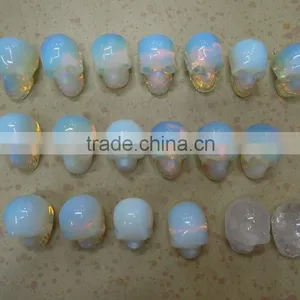 Wholesale Human Skull Skeleton Man-made Opal Crystal Products thumbnail-2